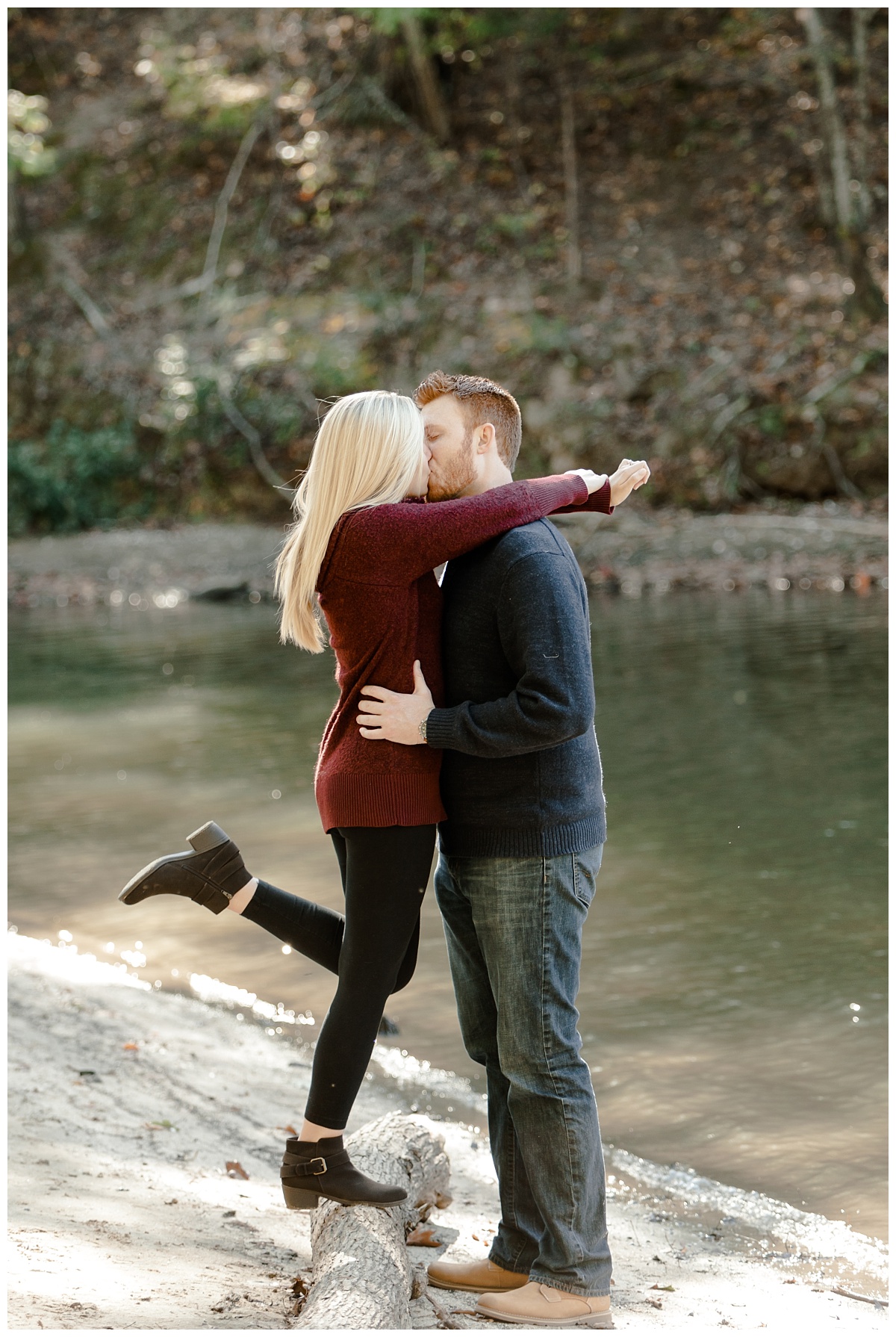 Kristen + Tate Engagement - McDowell Nature Preserve